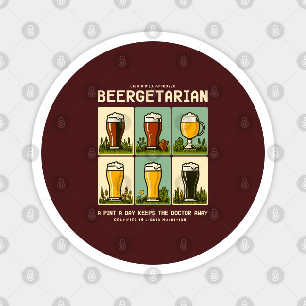 BEERGETARIAN Magnet by Fabrik